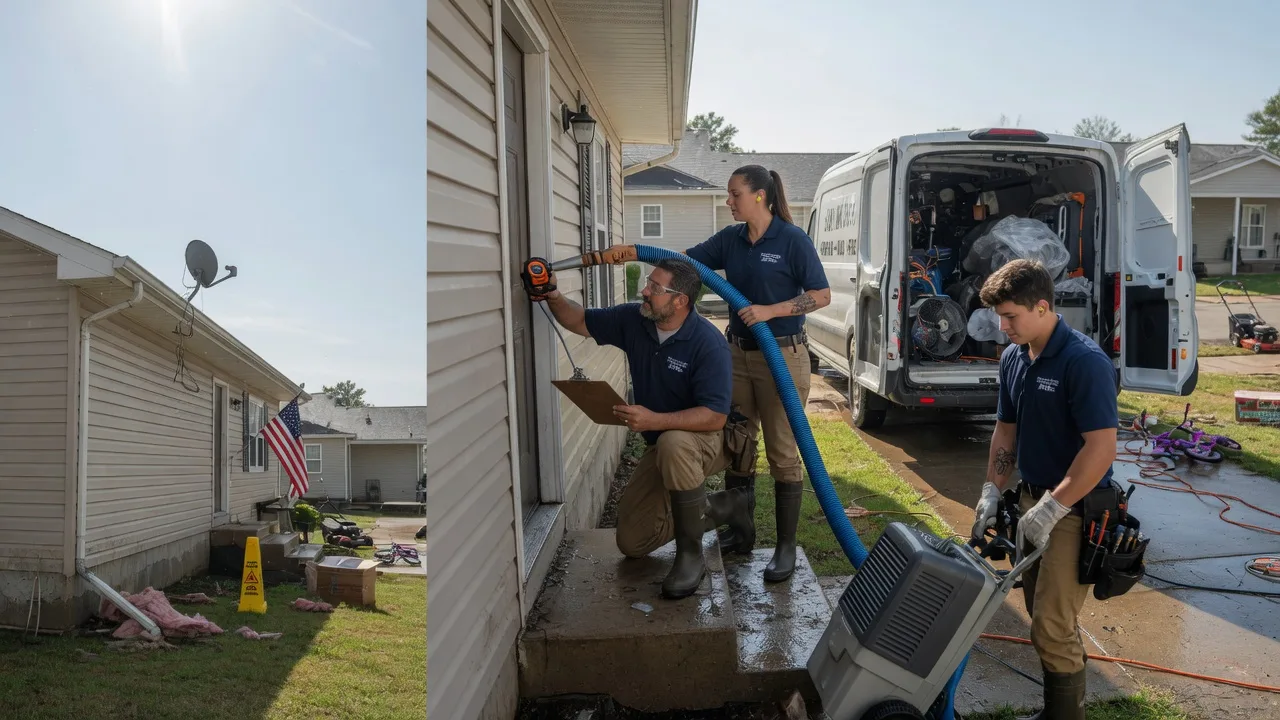 Ceiling Water Damage Restoration in Holliday, MO near me